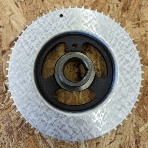 Alternative view of EMS 2016-2018 Ford Focus RS 2.3L EcoBoost Keyed Damper at 12 o'clock with 5mm key