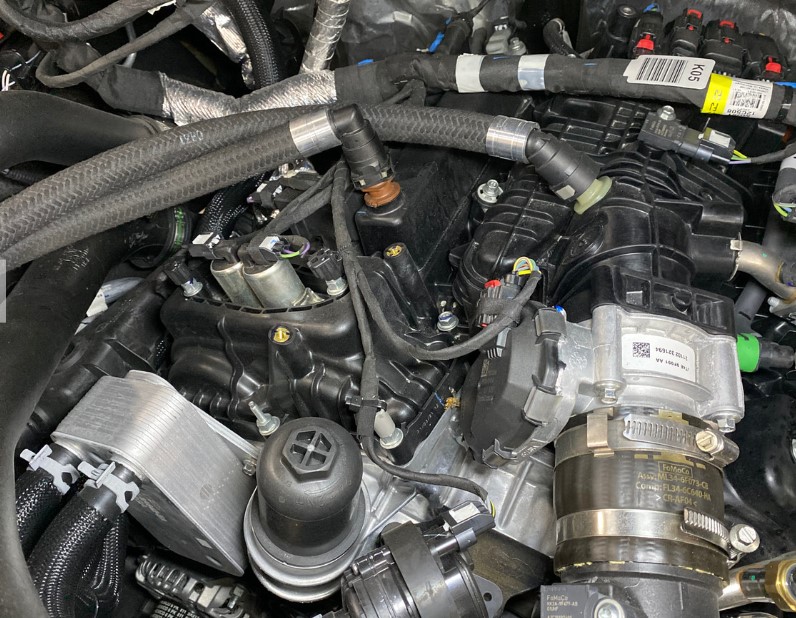 UPR 2021-23 F150 Ecoboost 2.7L , 3.5L Raptor Plug n Play™ Dual Valve Oil Catch Can with CSCC - Image 3