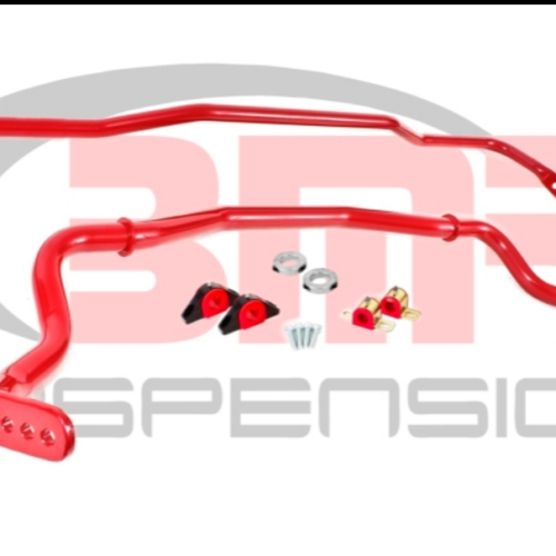 Alternative view of BMR 2015-2023 Mustang Front & Rear Sway Bar Kit w/ Bushings