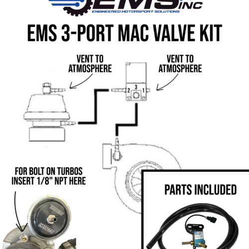 Alternative view of EMS -  3-Port Mac Valve Kit for 2015-2023 Mustang EcoBoost 2.3L