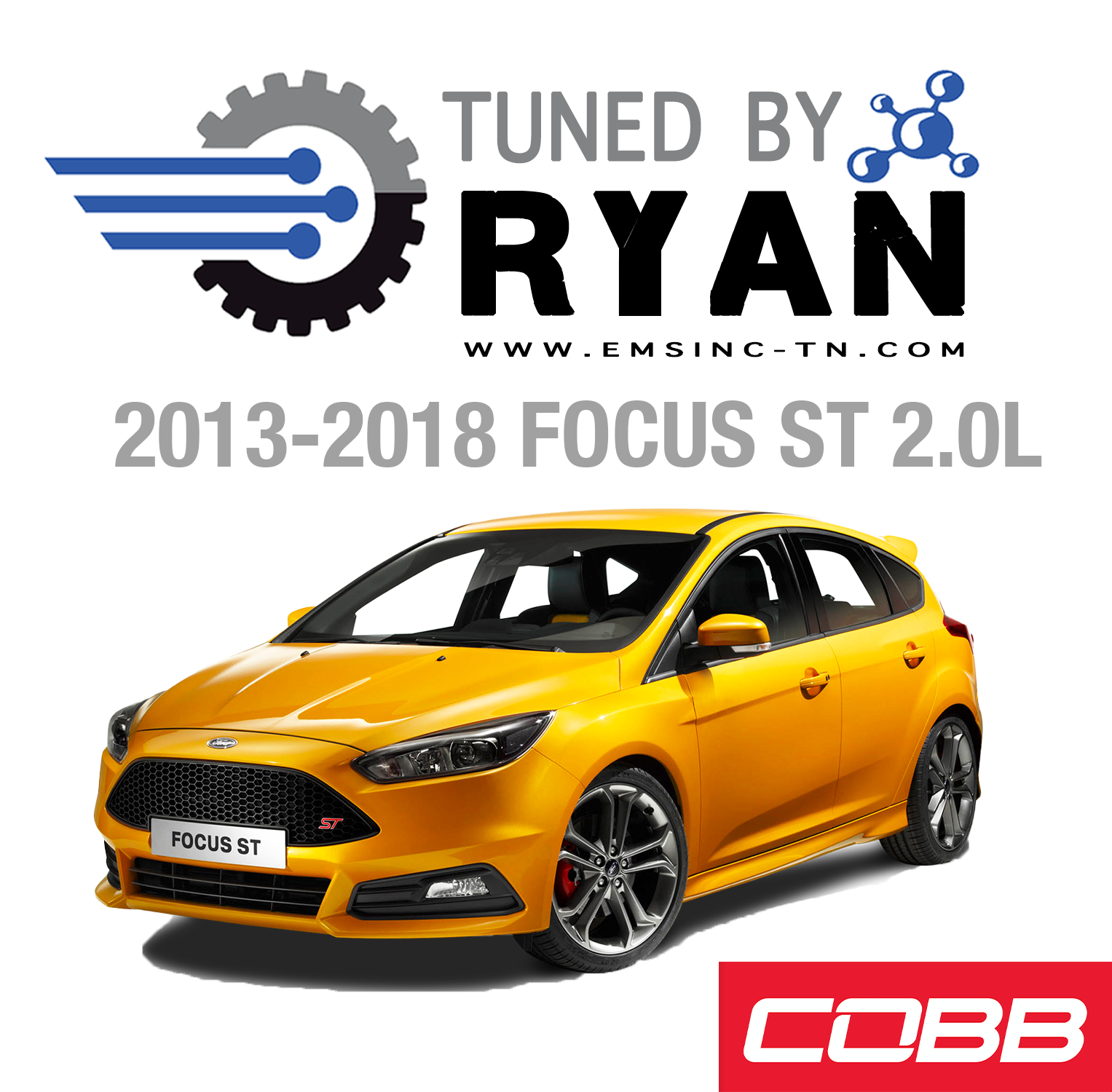 EMS Custom Tune | 2013-2018 Focus ST EcoBoost 2.0L Standard Two fuel