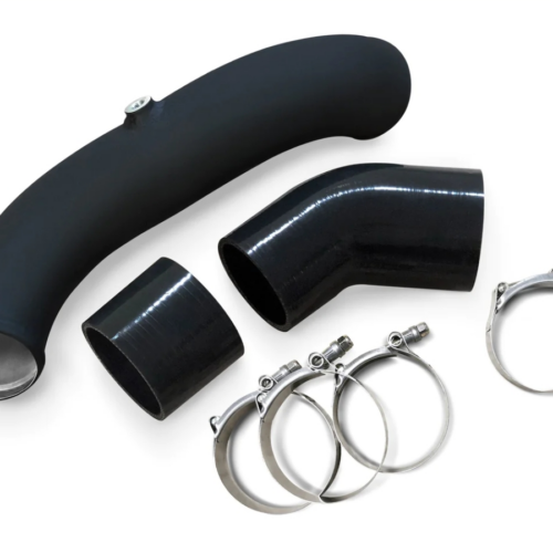 Alternative view of CVF 2015-2023 Mustang 2.3L EcoBoost Aluminum Intercooler Charge Pipe Kit (OEM DV Flange)