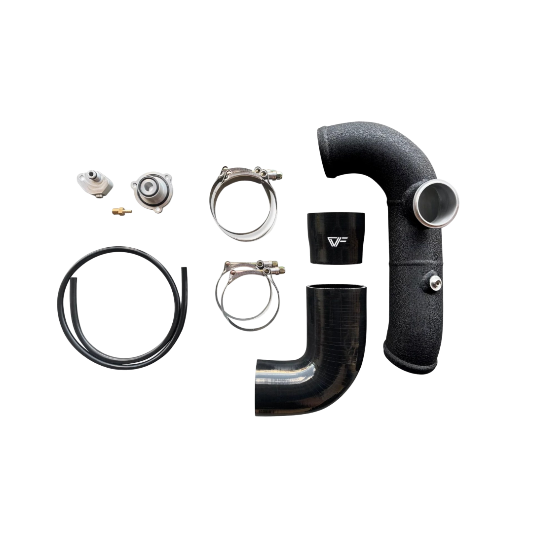 CVF - 2013-2018 Ford Focus ST 2.0L EcoBoost Cold-side Aluminum Intercooler Pipe with TiAL Flange