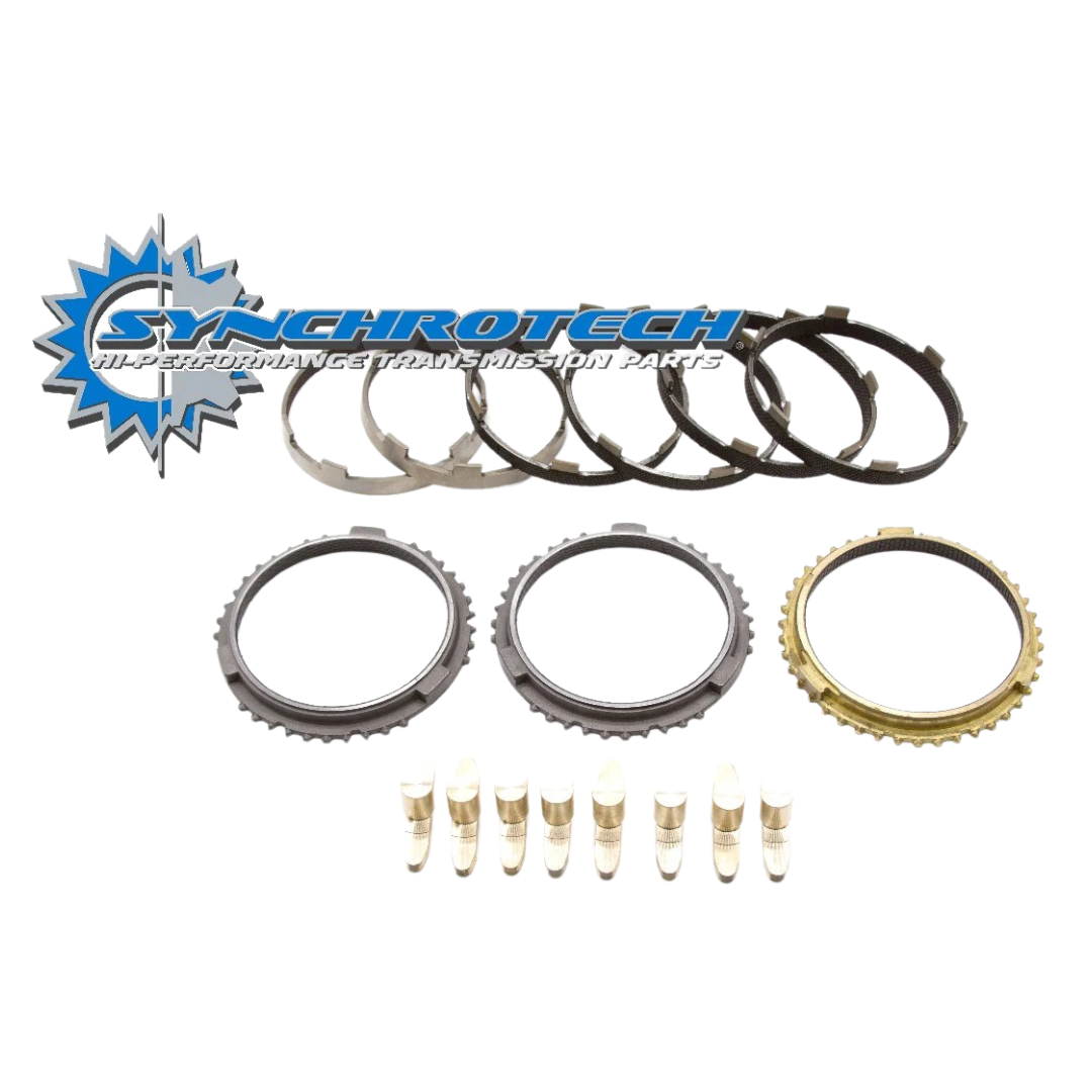 Synchrotech - 2011-2017 Mustang MT82 SYN-MT82-BFP Carbon Synchro & Bronze Fork Pad Set 1-6-R