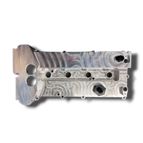 Alternative view of EMS - 2015-2023 Mustang 2.3L EcoBoost BadAss Billet Valve Cover