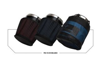 Alternative view of Corsa - 2021-2025 Ford Bronco 2.7L Closed Box Air Intake With DryTech 3D Dry Filter