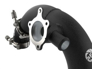 Alternative view of aFe Power - 2021-2022 Ford Bronco 2.3L BladeRunner Alum Hot/Cold Charge Pipe Kit - Black