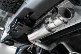 Alternative view of MBRP - 2021+ Ford Bronco 2.3L/2.7L EcoBoost 2/4DR T304 Stainless Steel High Clearance Cat-back Exhaust