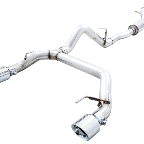 Alternative view of AWE Tuning - AWE 0FG Catback Exhaust for Ford Bronco with BashGuard™ - Dual 4.5"