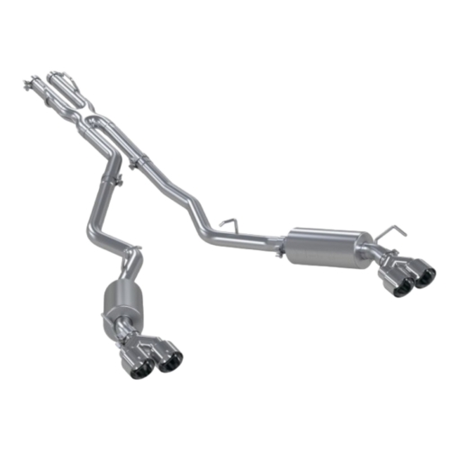 MBRP - 2020-2021 Ford Explorer ST 3.0L EcoBoost SS 2.5in Dual Rear Exit w/ Quad Tips - AL