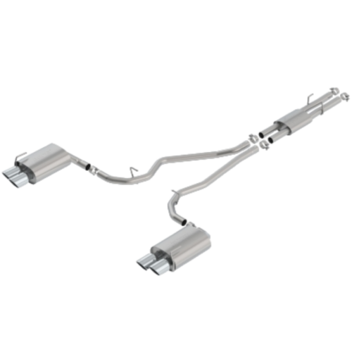 Borla - 2020-2023 Ford Explorer ST 3.0L EcoBoost 2.25in ATAK Exhaust - Chrome Tips