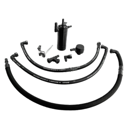 UPR 2022 Bronco Raptor 3.0L Plug N Play ™ Dual Valve Oil Catch Can w/Clean Side Separator