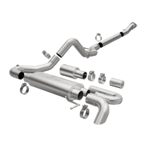 MagnaFlow - 2021 Ford Bronco Overland Series Cat-Back Exhaust w/ Single Straight Driver Exit- No Tip