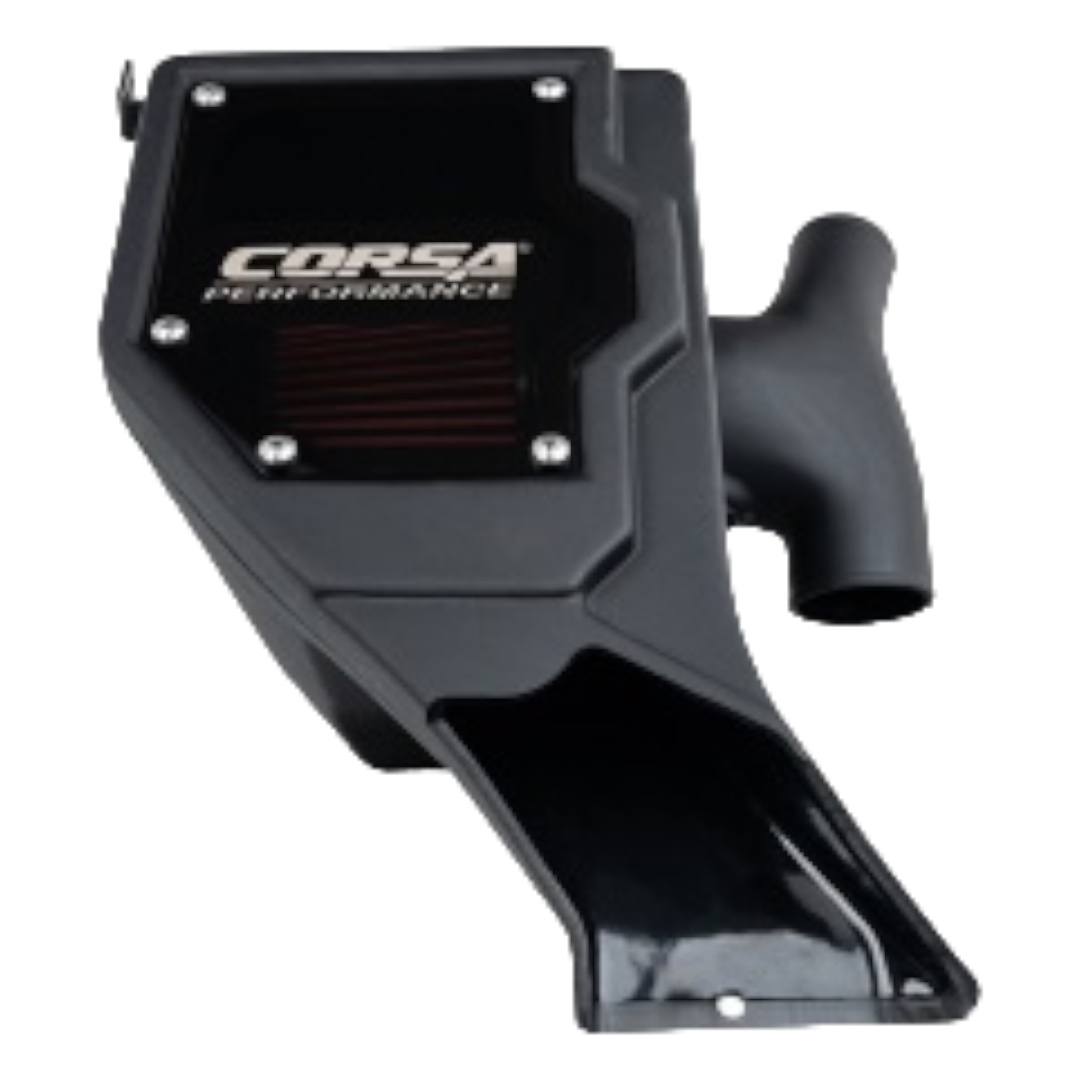 Corsa - 2021-2025 Ford Bronco 2.7L Closed Box Air Intake With DryTech 3D Dry Filter