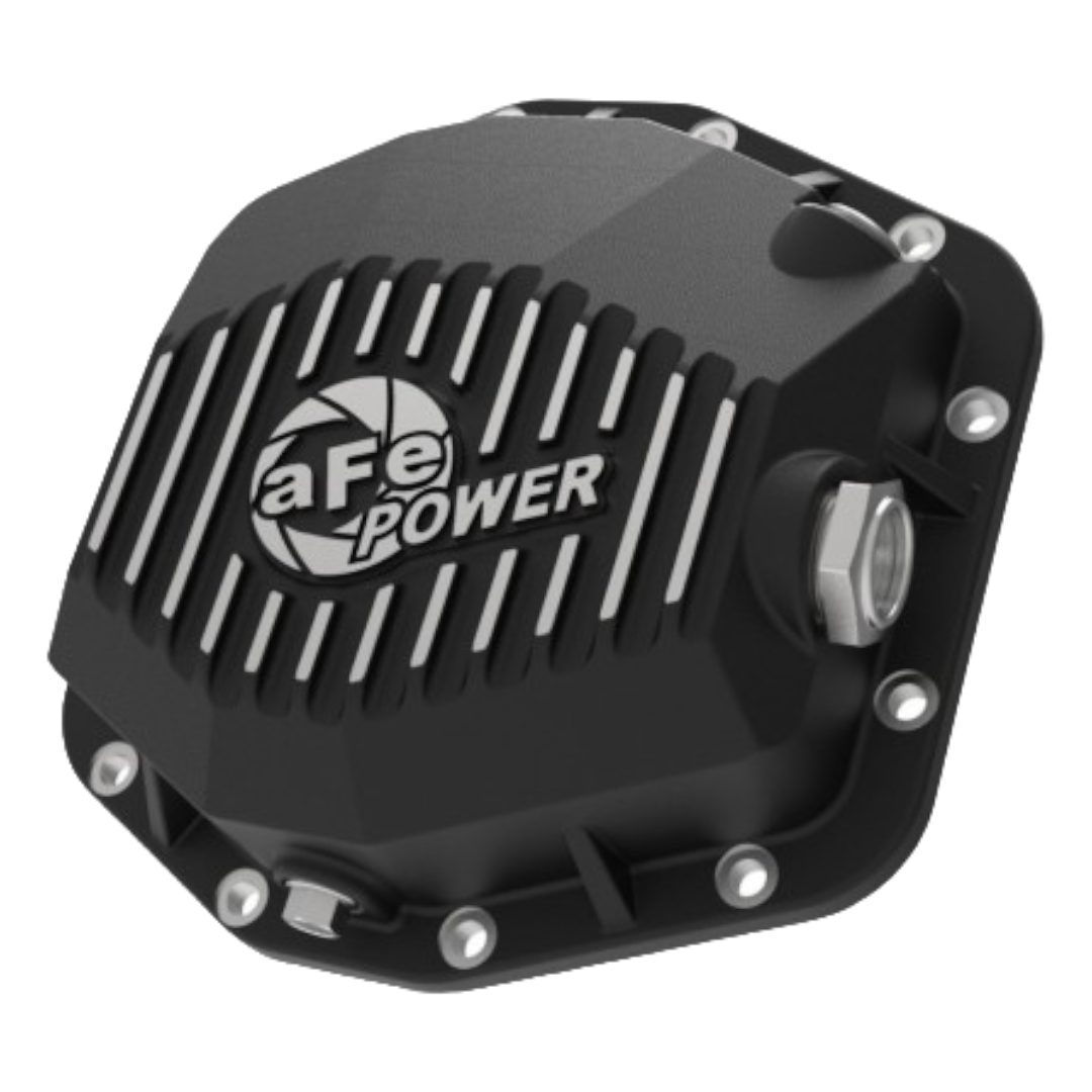 aFe Power - 2021 Ford Bronco w/ Dana M220 Differential Cover Black Street Series w/ Machined Fins