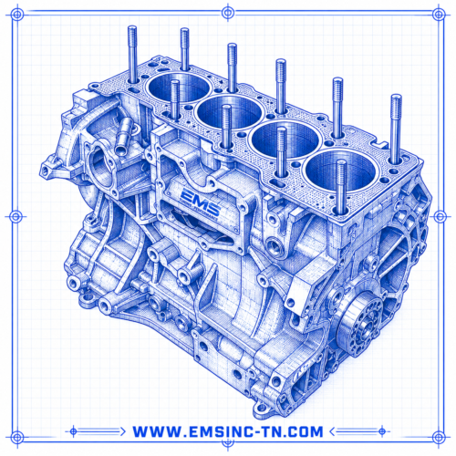 EMS - Badass Build Short Block for 2015-2023 Mustang EcoBoost 2.3L