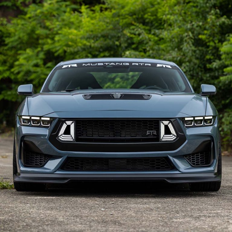 Alternative view of RTR 2024+ Mustang Chin Splitter