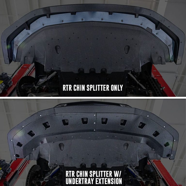 Alternative view of RTR - Chin Splitter & Undertray Extension (24+ Mustang)