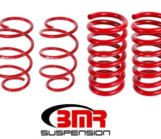 BMR 15-23 S550 Mustang Drag Version Lowering Springs (Set Of 4) - Red