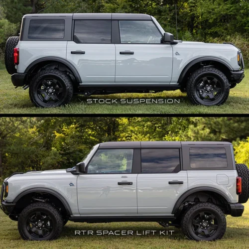 Alternative view of RTR - 2021+ Bronco Billet Spacer Lift (w/o Sasquatch Suspension)