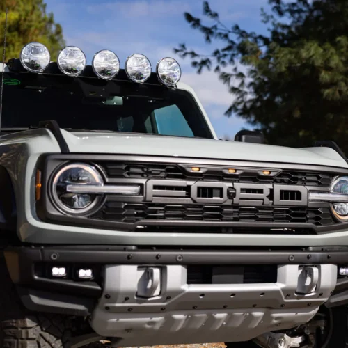 Alternative view of RTR - 2021+ Bronco (All Models)/2022+ Bronco Raptor Light Bar w/ PROJECT X FF.70 Lights