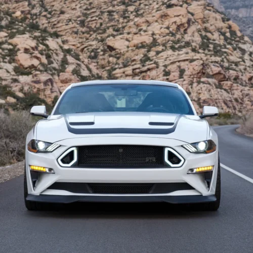 Alternative view of RTR - 2018-2023 Mustang Upper Grille with LED Lights (GT & EcoBoost)