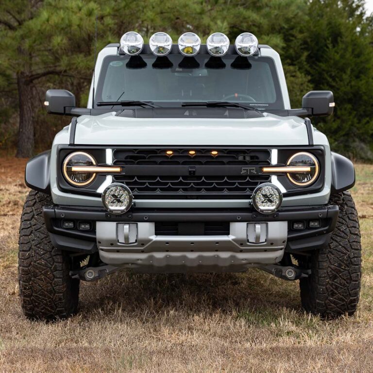Alternative view of RTR - Front Bumper Light Mount Kit w/ PROJECT X HP.70 Lights (21+ Bronco & 22+ Bronco Raptor w/ Modular Front Bumper)