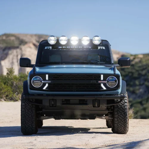 Alternative view of RTR - 2021+ Bronco Grille w/ Signature LED Lighting