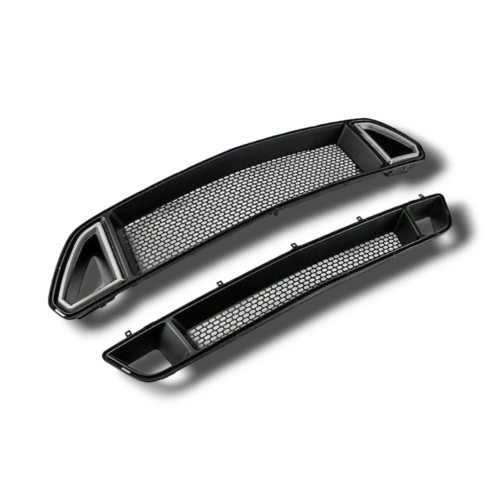 RTR - 2015-2017 Mustang Upper & Lower Grille w/ LED Accent Vent Lights (GT, EcoBoost, V6)