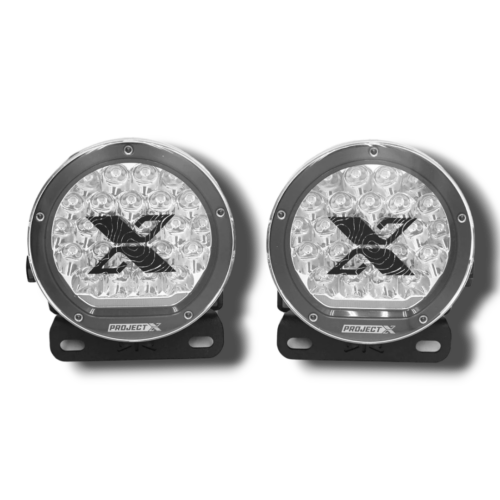 RTR - Front Bumper Light Mount Kit w/ PROJECT X HP.70 Lights (21+ Bronco & 22+ Bronco Raptor w/ Modular Front Bumper)