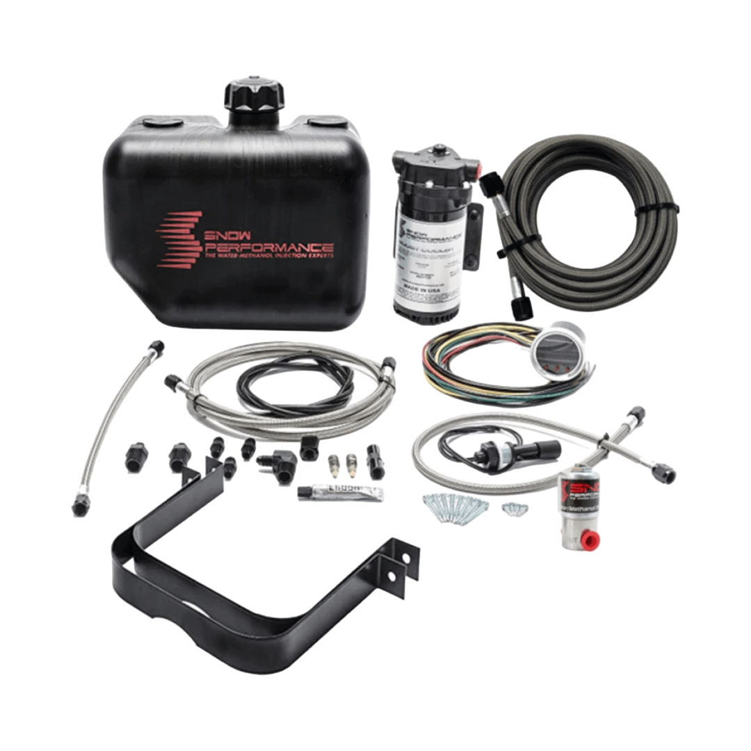 Snow Performance 2.5 Boost Cooler Water Methanol Injection Kit w/ SS Brd Line & 4AN Fittings