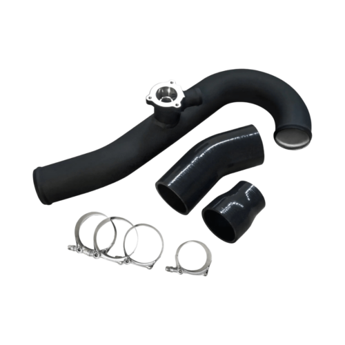 CVF 2015-2023 Mustang 2.3L EcoBoost Hot-side Aluminum Intercooler Pipe | OEM DV Flange