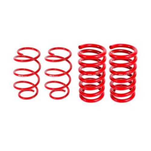 BMR 2024 S650 Mustang EcoBoost Drag Springs (Front-Rear-Set) - Red