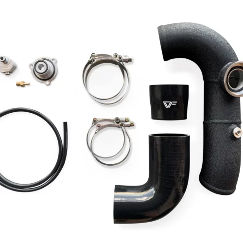 CVF Cold-Side Aluminum Intercooler Pipe With HKS Flange (2013-2018 Ford Focus ST)