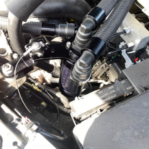 Alternative view of UPR Products - Dual Valve Oil Catch Can w/CSS Plug N Play ™ 2024-2025 Ranger Raptor 3.0L