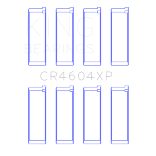 Alternative view of King Engine Bearing - 2.0/2.3L Rod Bearings