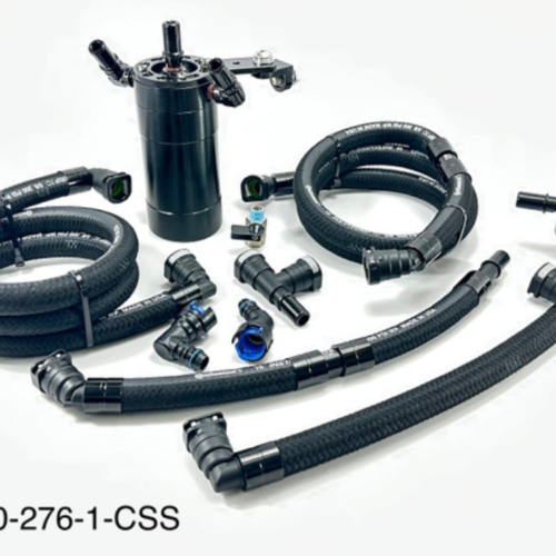 UPR Products - 2021-2025 F150 3.5L EcoBoost Plug n Play™ Dual Valve Oil Catch Can with CSS (Including Raptor and 22-24 Expedition 3.5L)