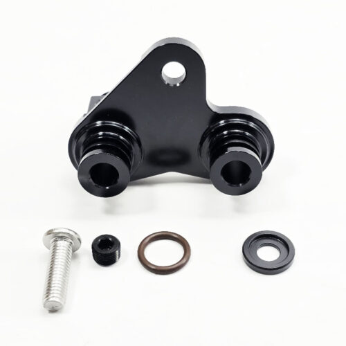 Alternative view of UPR Products - 6R80 10R80 Transmission Cooler Port Adapter 8AN for 2011-2025 Mustang and F150