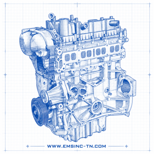 EMS - BadAss Build Long Block Engine for 2014-2019 Fiesta ST 1.6L