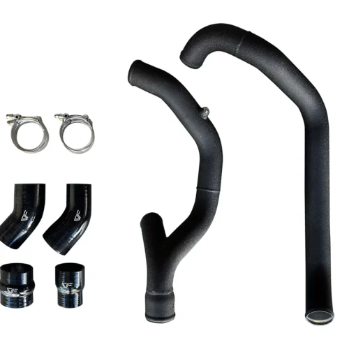 Alternative view of CVF - Hot + Cold Aluminum Intercooler Pipe Kit with HKS Flange (2020-2025 3.0L Ford Explorer ST)