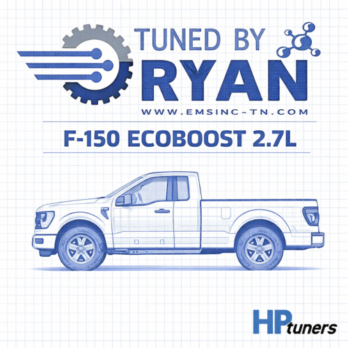 Tuned by Ryan - EMS Custom Tune  | 2015-2025 EcoBoost F150 2.7L (HP Tuners RTD4 Required)