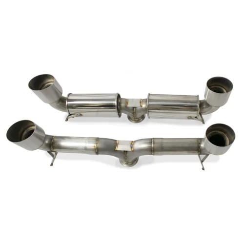 Alternative view of ETS - Focus RS Exhaust System (No Mufflers)