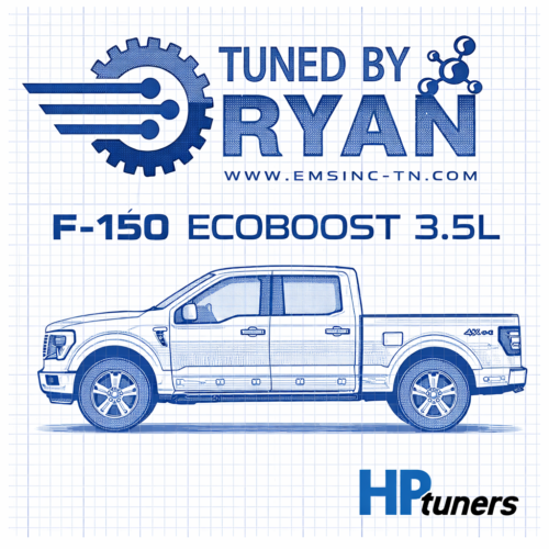 Tuned by Ryan - EMS Custom Tune  | 2013-2025 EcoBoost F150/Raptor 3.5L (Cobb or HP-Tuners Device Required)