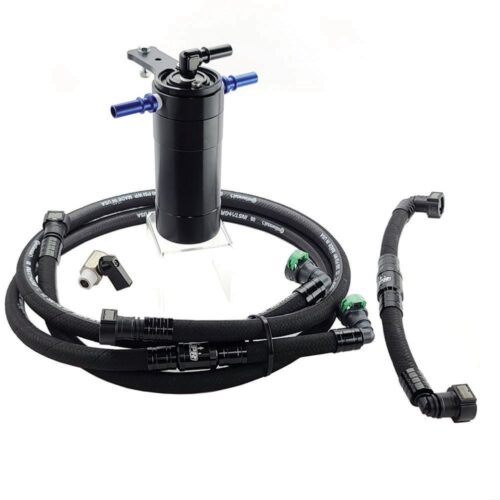UPR - 2015-2023 Mustang EcoBoost 2.3L Dual Valve Oil Catch Can Separator - Plug N Play