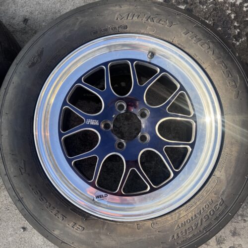 Weld Forged Drag Wheel & Tire Setup – From Race Car