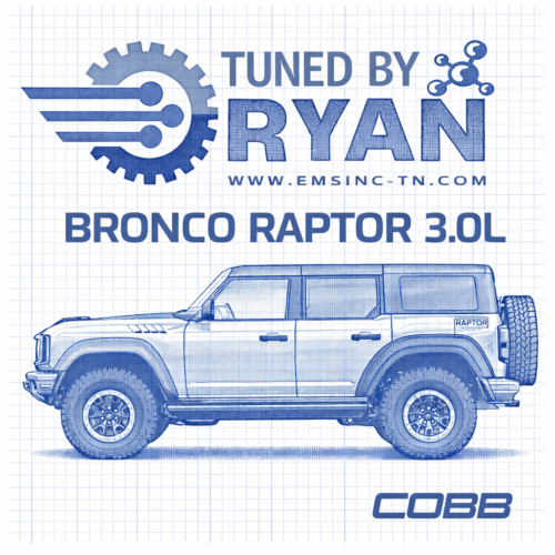 Tuned by Ryan – EMS Custom Tune | 2022-2025 Bronco Raptor 3.0L (Cobb Accessport Required)