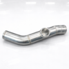 EMS turbo kit components for 2015-2023 Ford Mustang EcoBoost S550 including T3 manifold, street/race downpipe, dump tube, Precision Turbo turbocharger, blow-off valve, wastegate, custom turbo lines, and charge pipe