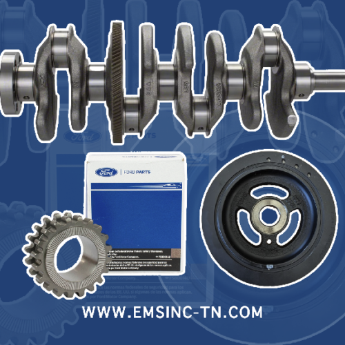 EMS - EcoBoost Keyed Crankshaft, Crank Sprocket & Damper Assembly