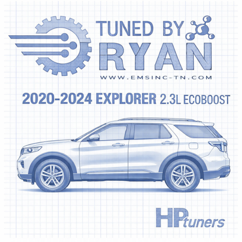 Tuned by Ryan - EMS Custom Tune | 2020-2024 Ford Explorer 2.3L  (HP Tuners RTD4 Required)