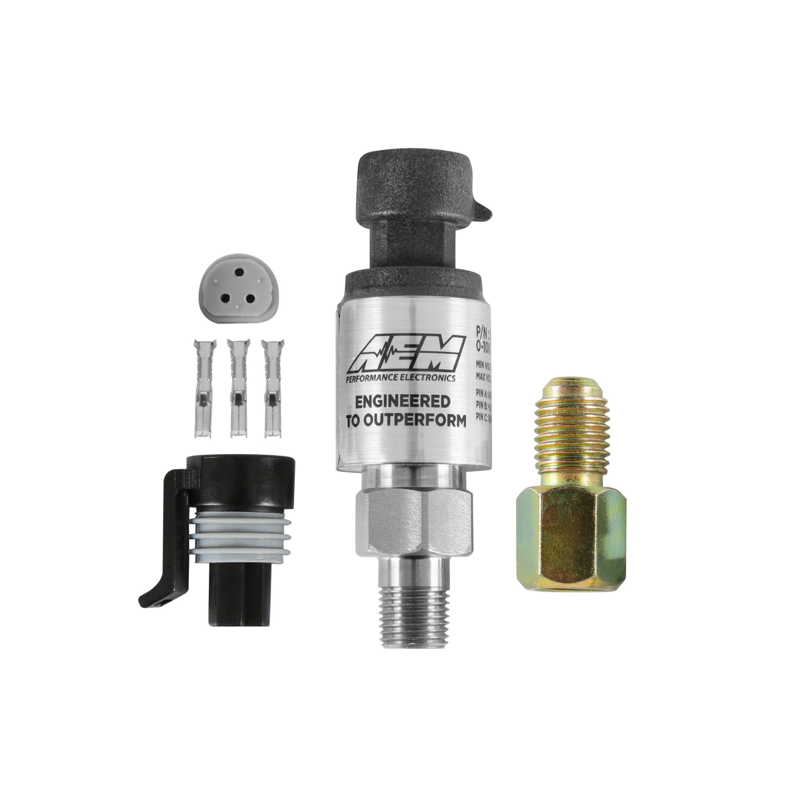 AEM - 100 PSIg Stainless Sensor Kit